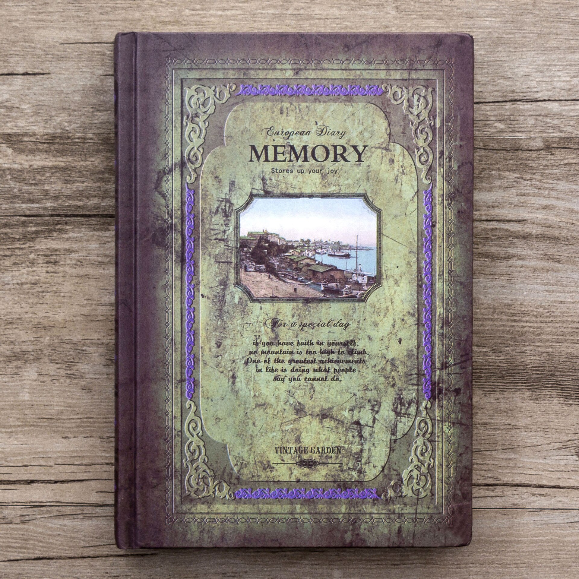 Memory Planner Magic Book Old Diary A5 Calendar Office Stationery Back-to-school: Green