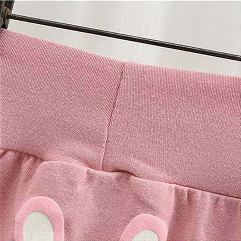 nouvelles filles garçons mignon dessin animé animaux imprimer printemps automne coton taille élastique pantalon décontracté enfants bébé vêtements 9-18 mois