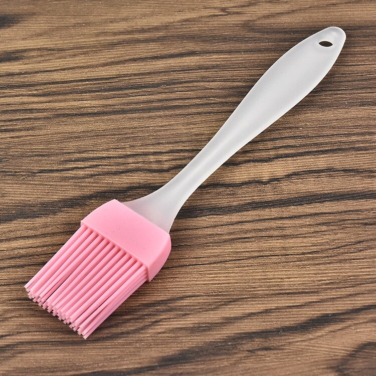 Newest Silicone Oil Brush Baking Bakeware Bread Cook Brushes Pastry Oil BBQ Cake Basting Brush Tool Kitchen Accessories: Pink