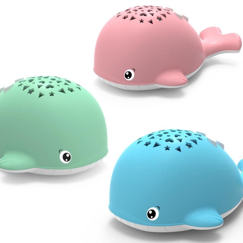 Walvis Nachtlampje Baby Licht Speelgoed Nachtlampje Ster Muziekspeler Projectielamp Baby Met Led Sleep Lamp Baby Leren machine: Default Title