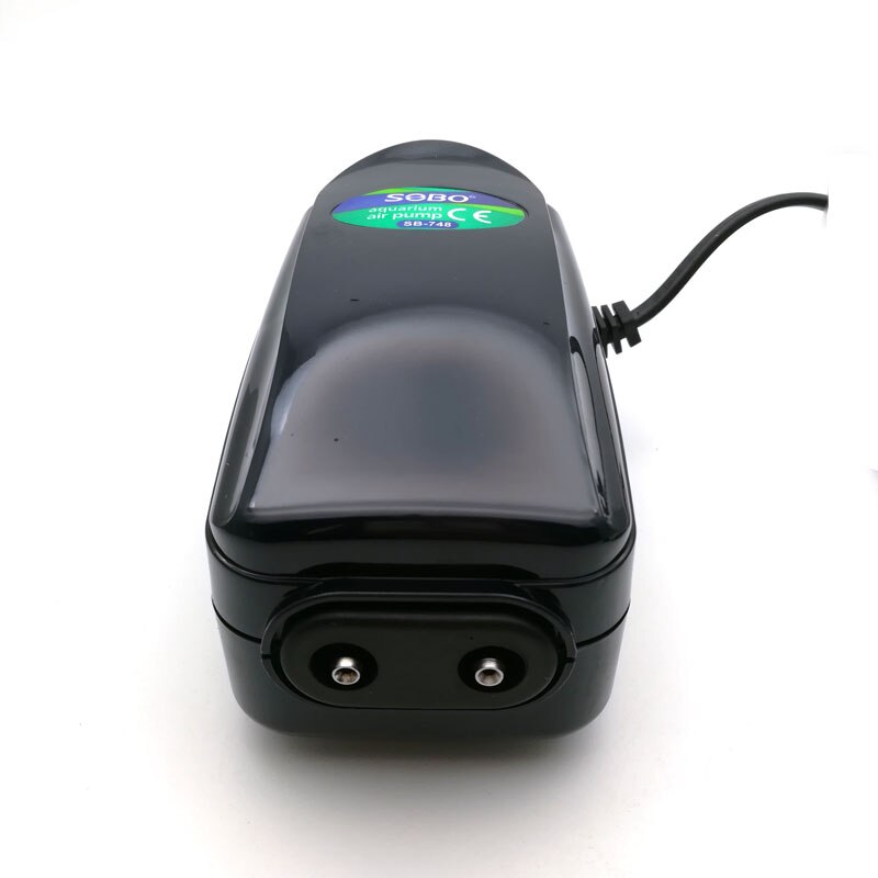 Silent Aquarium Air Pump Fish Tank Air Output Adjustable Flow Oxygen Air Pump 2/4 Outlets Aquarium Pump SB748/SB848/SB948/SB988