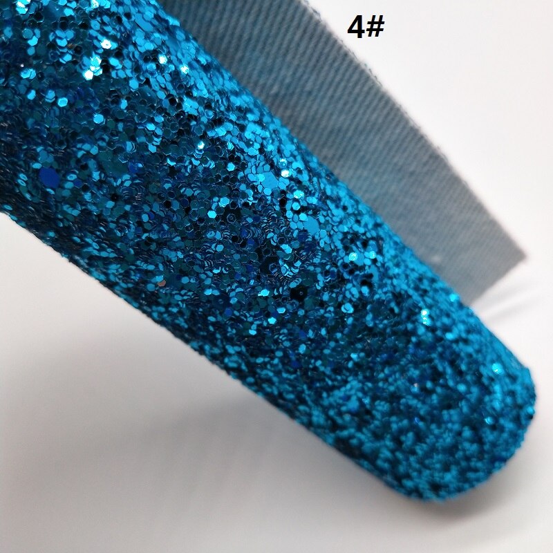 1pc 21 x 29cm glitterstof, chunky glitter læderplader, vinyl glitter fabirc ark til buer diy leosyntetisk  t226: 4