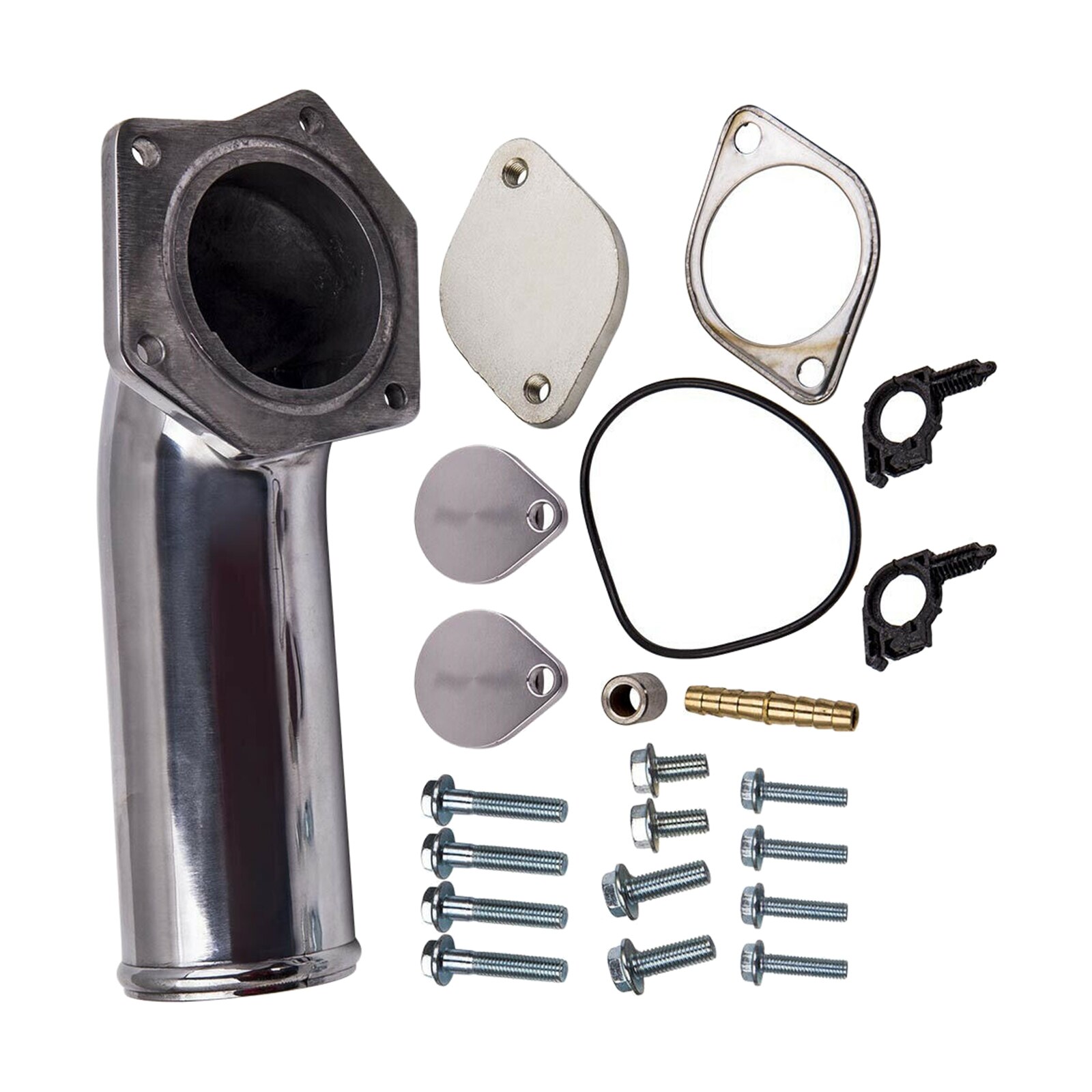 EGR Valve Kit with Intake Elbow Engine Cooler &amp; Throttle Valve Kit Leak Prevent Kit Power stroke For Ford 6.4L F250 F350