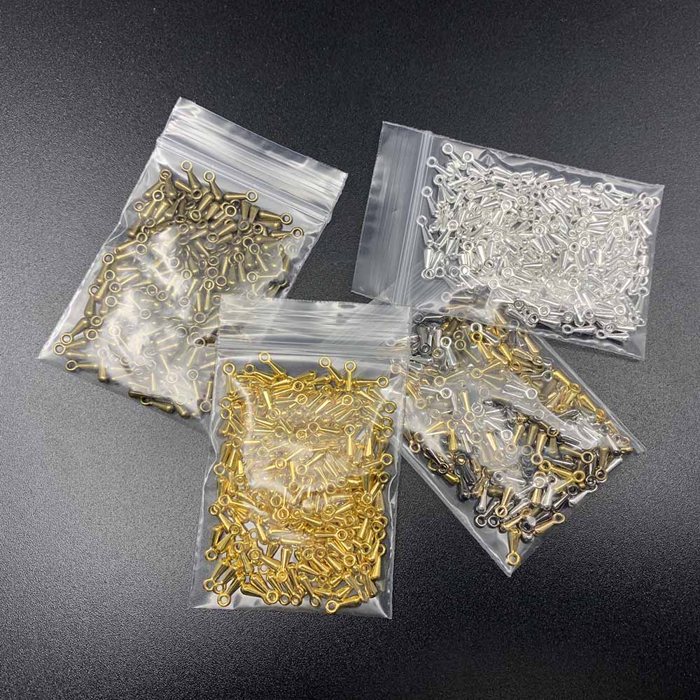 200 sztuk/partia złota kropla wody wisiorek koniec koraliki 2*7 3*9mm dla ogon Extender Chain DIY tworzenia biżuterii ustalenia akcesoria