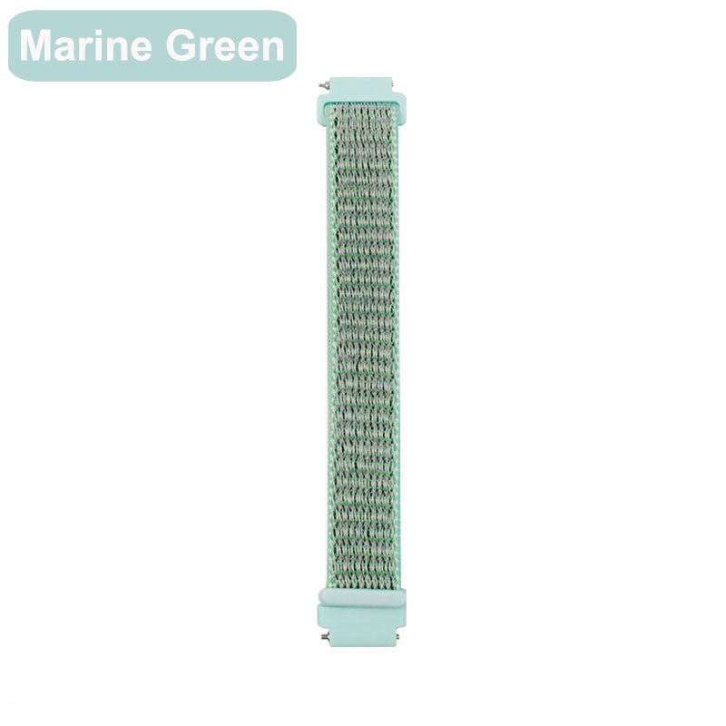Fitbit Inspire HR Band Replacement Bracelet For Fitbit inspire Nylon Wrist Strap Velcro Wristband Smart accessories: Marine Green