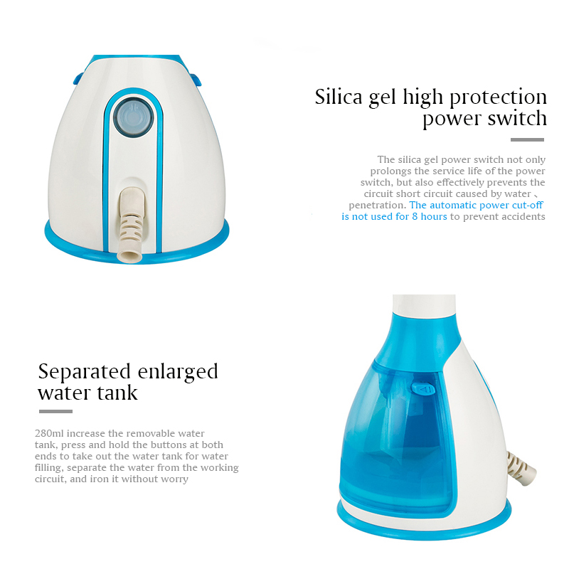 Mini Portable Garment Steamer Handheld Fabric 1500W Travel Vertical Home Travelling for Clothes Ironing Steamer