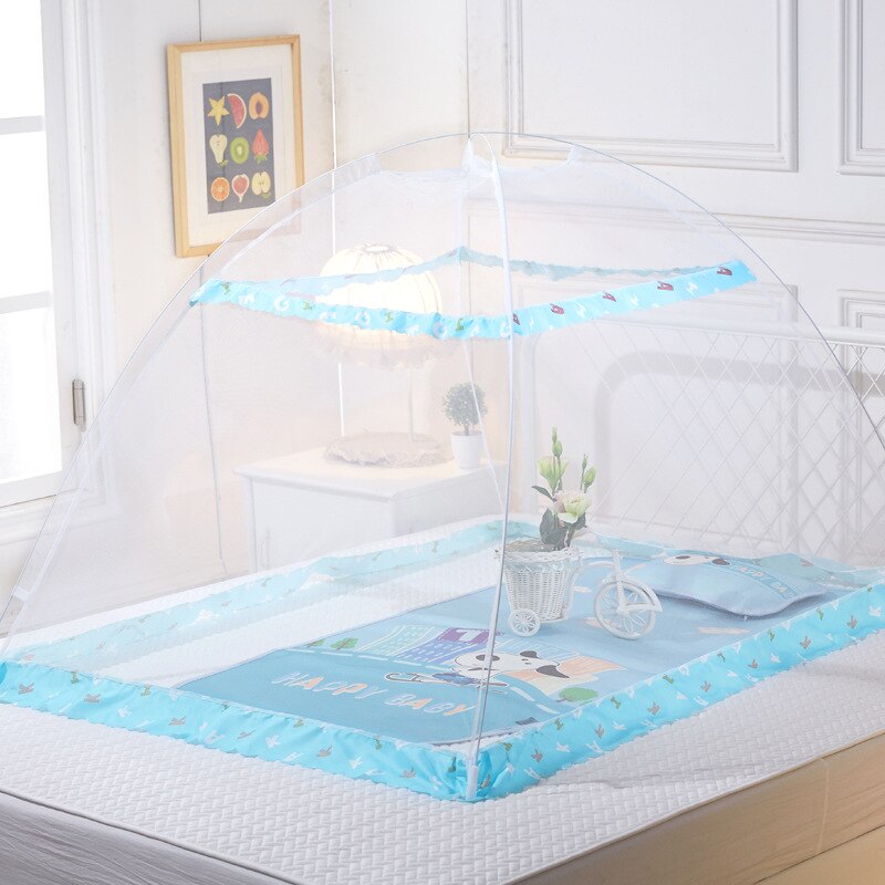 Berço de bebê, berço e rede para impedir insetos para bebê de 0-5 anos, cama dobrável rede de mosquitos para: White