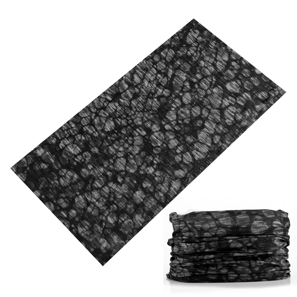 Green Bandanas Future Geometry Sports Headbands For Woman Man Balaclava Funny Face Mask Cycling Neck Scarf: DEEP BLUE