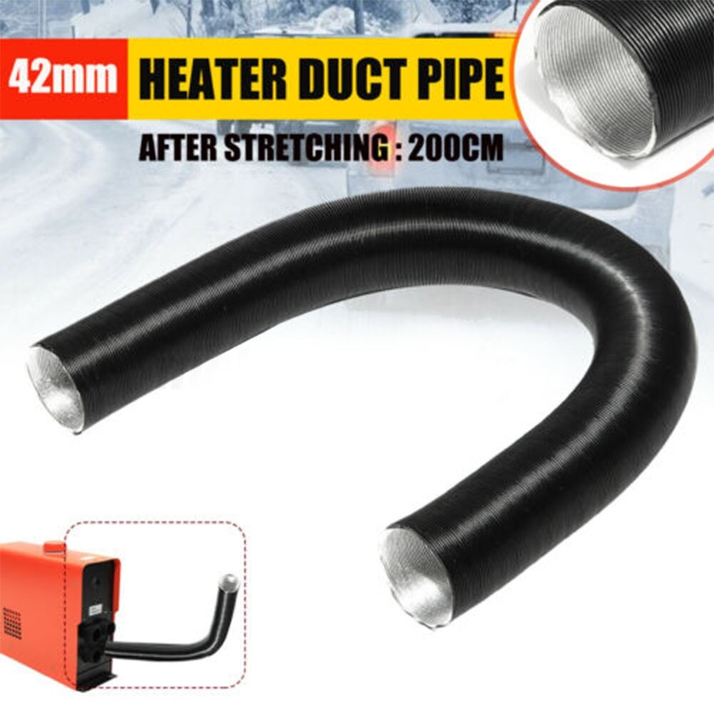 42mm 2M Car Air Heater Duct Pipe Aluminum Foil Diesel Heater Air Parking Conditioner Hose Air Diesel Parking Heater Hose