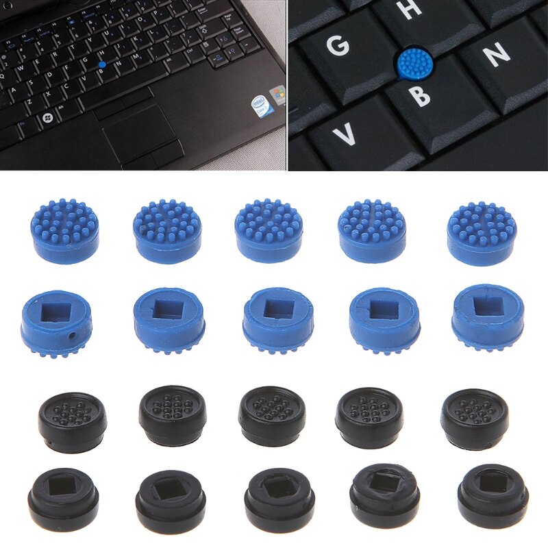 10 Stuks Blauw Trackpoint Pointer Muis Stok Punt Cap Voor Dell Laptop Toetsenbord