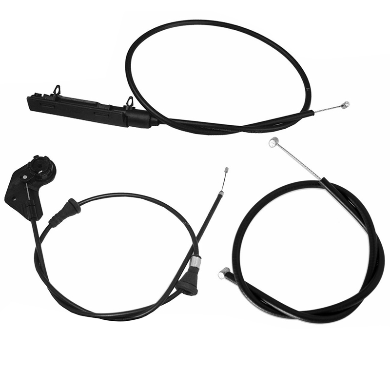 3 uds capó del motor liberación Cable Bowden para BMW E46 320I 323I 98-05 51238208442