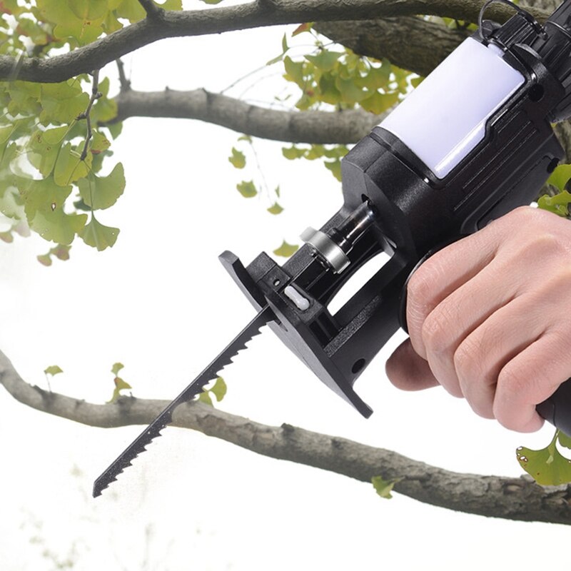 Modified Electric Saw Electric Reciprocating Saw Saber Saw Power Drill to Jig Saw Portable Woodworking Cutting Tool