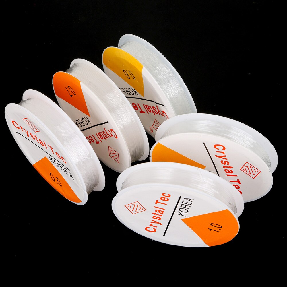 Mode 5/8/10/12/15 Meter/Roll Lengte Diameter Crystal Elastisch string Discussie Voor DIY Ketting Armband Sieraden