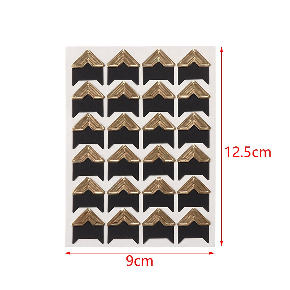 72pcs photo album Scrapbook photo Corner Protectors DIY Handmade Sticker Decor for Scrapbooking