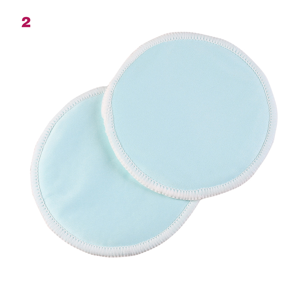 10 Stuks Mom Bamboe Borst Verpleging Pad Waterdicht Wasbare Feeding Herbruikbare 3 Lagen Dikke Pads Yjs: 2