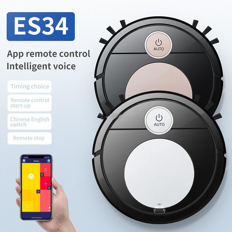 Robot Vacuum Cleaner Home Intelligent Sweeping Robot Voice Remote Control APP Automatically Touch 3-In-1 Smart Home Vacuum Clean