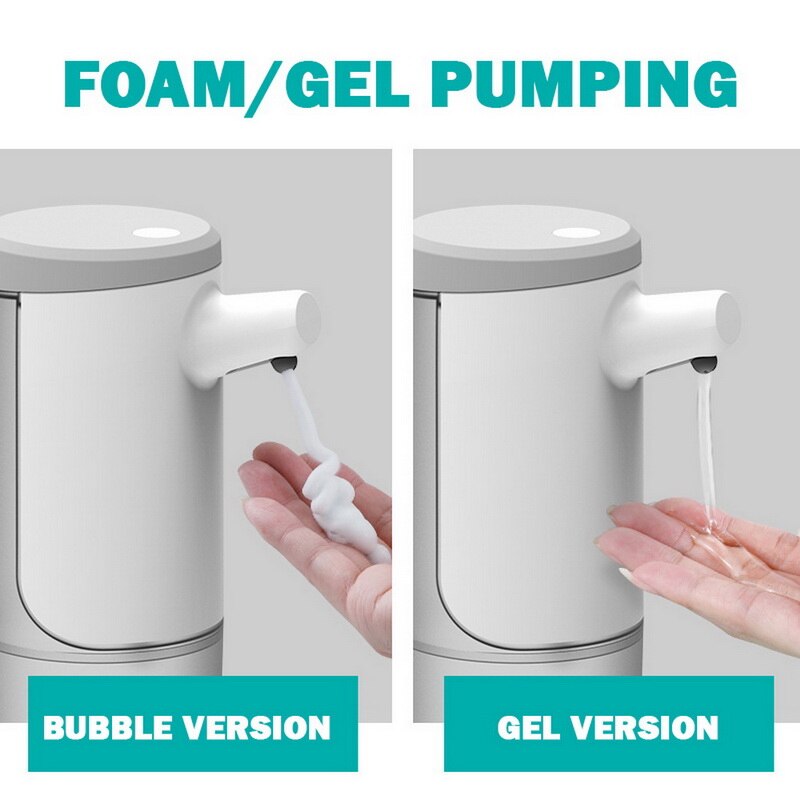 450ml Automatic Foam Soap Dispenser Infrared Sensing Soap Dispenser Intelligent Induction Liquid Soap Dispenser Bathroom Kitchen