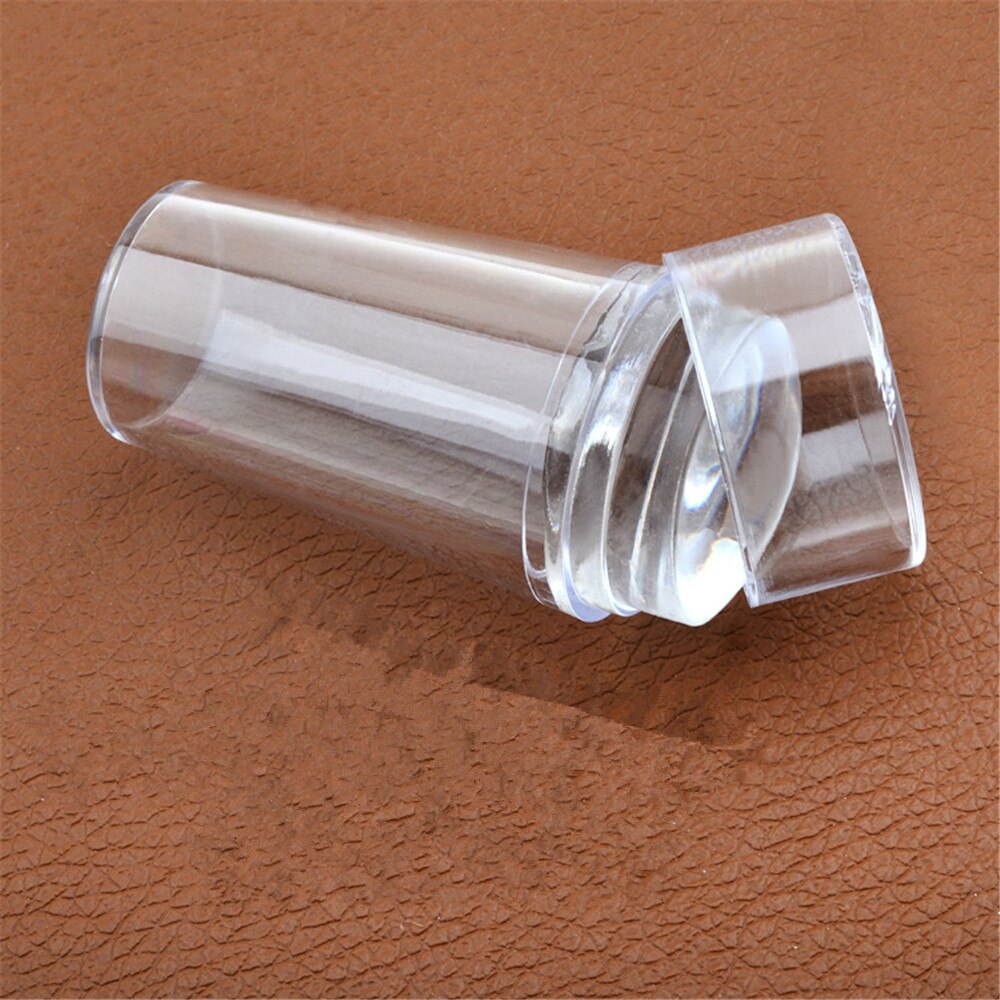 2.8Cm Transparant Siliconen Stamper Stempelen Voor Nagels 1 Pcs Diy Stempel Voor Decoratie