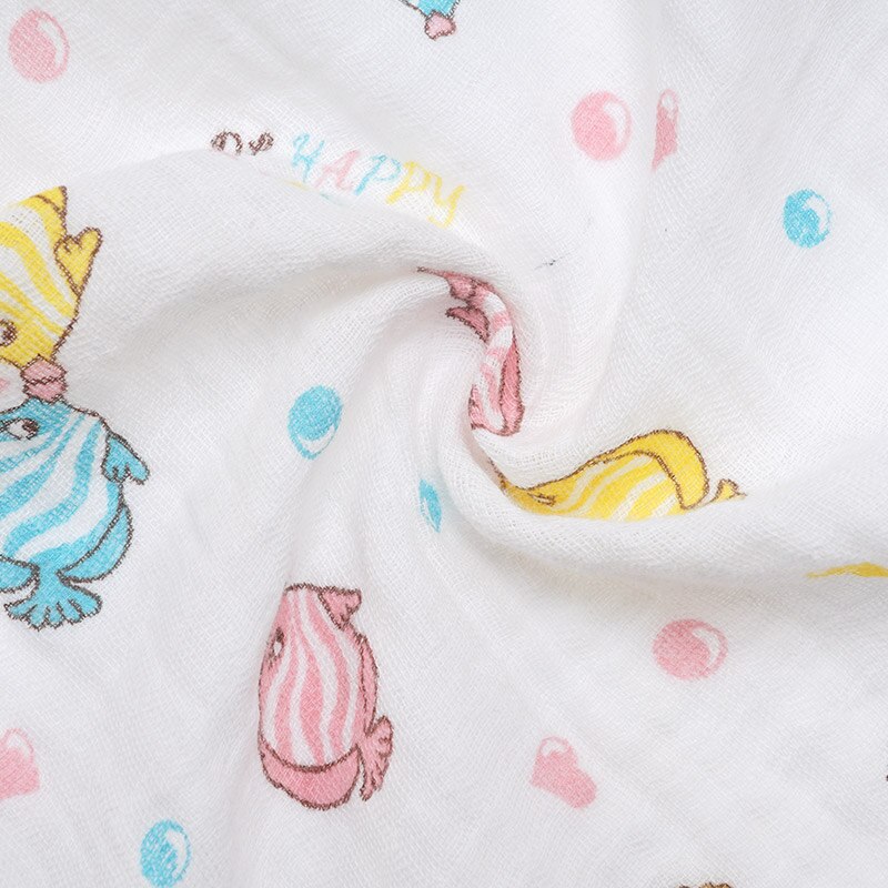 Muslinlife 1 Pc 100% Cotton Baby Swaddles Soft Breathable Blankets Style Gauze infant wrap Newborn Baby Receiving Blanket