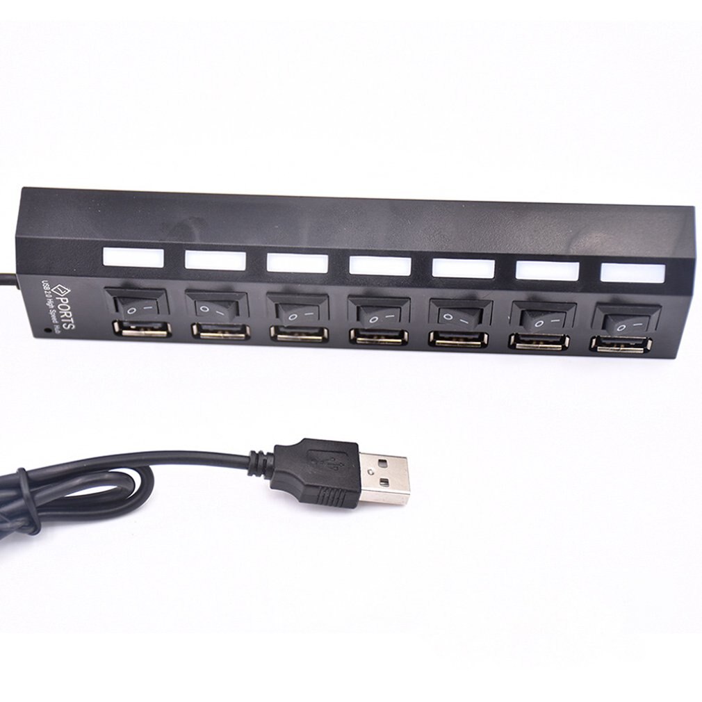 LB18 switch extension hub 7-port USB2.0 hub Computer USB extension hub one drag seven USB2.0 splitter