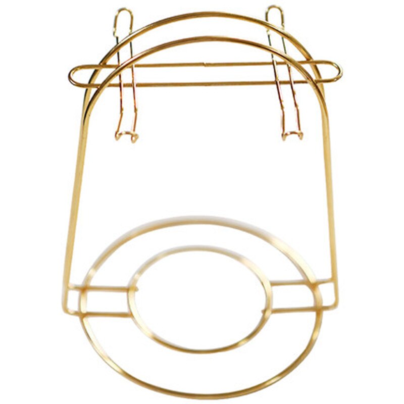 Kaffe kop holder blomst te krus holder metalvand kop holder husholdnings opbevaring rack