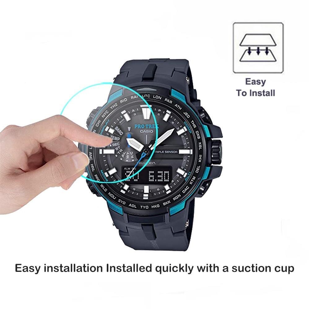 2Pack Voor Casio PRW-6100 PRW-6000 PRW-3510 PRW-3500 PRW-3100 PRW-3000 PRW-2500 Horloge 0.3Mm 2.5D Gehard Glas Screen Protector