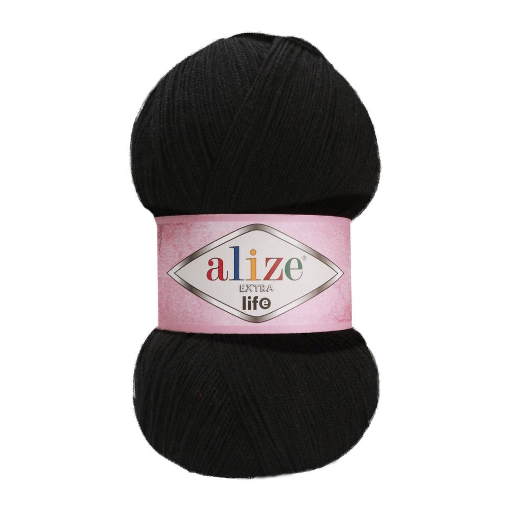 Alize extra Leben Handstrickgarn, 4 Knäuel, Badefaser, Füßlinge, Spitze, Decke – Fantasy zur Seite fahren – Hobby – Socken – Amigurumi – Baby DIY – Garn, 30 Farboptionen, Acryl: 927
