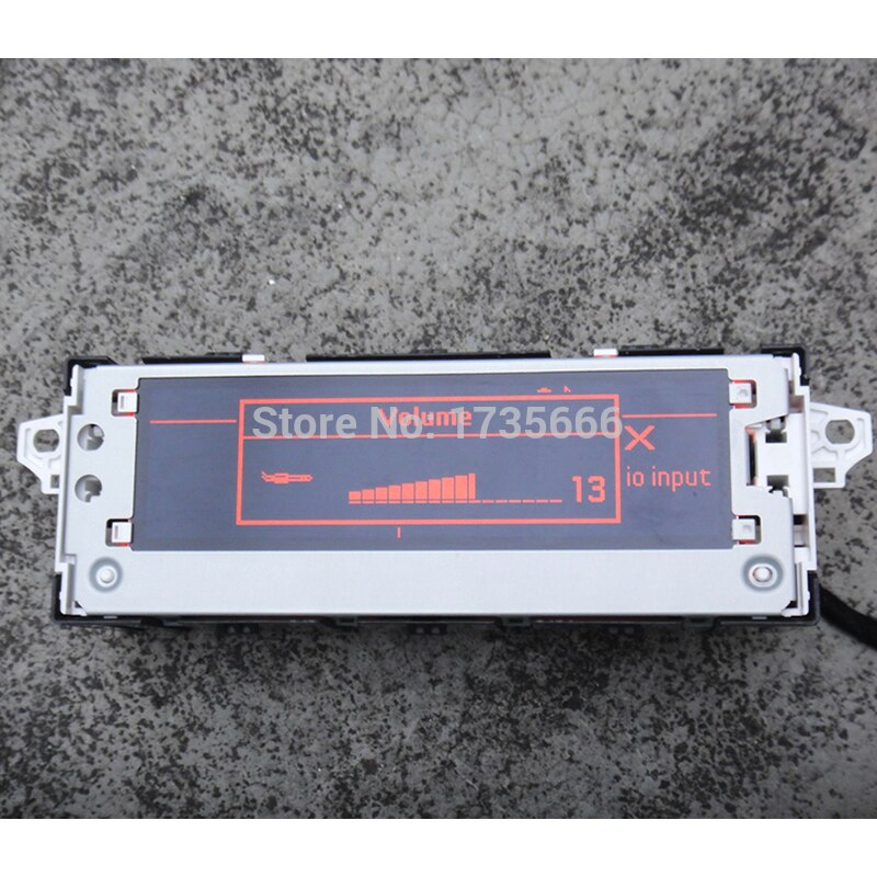 Ursprüngliche rot licht Bildschirm Monitor Unterstützung Anzeige USB Optional Englisch &Ampere; Französisch 6 Stift für Peugeot Für Citroen
