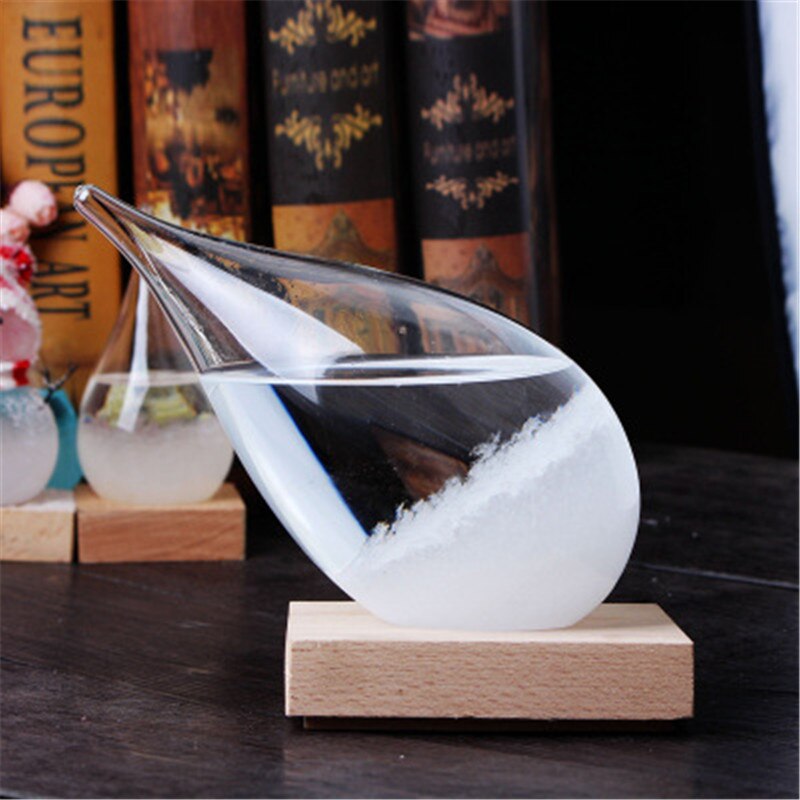 Transparante Druppel Glas Water Weer Storm Forecast Predictor Monitor Fles Barometer Home Decor Glazen Fles