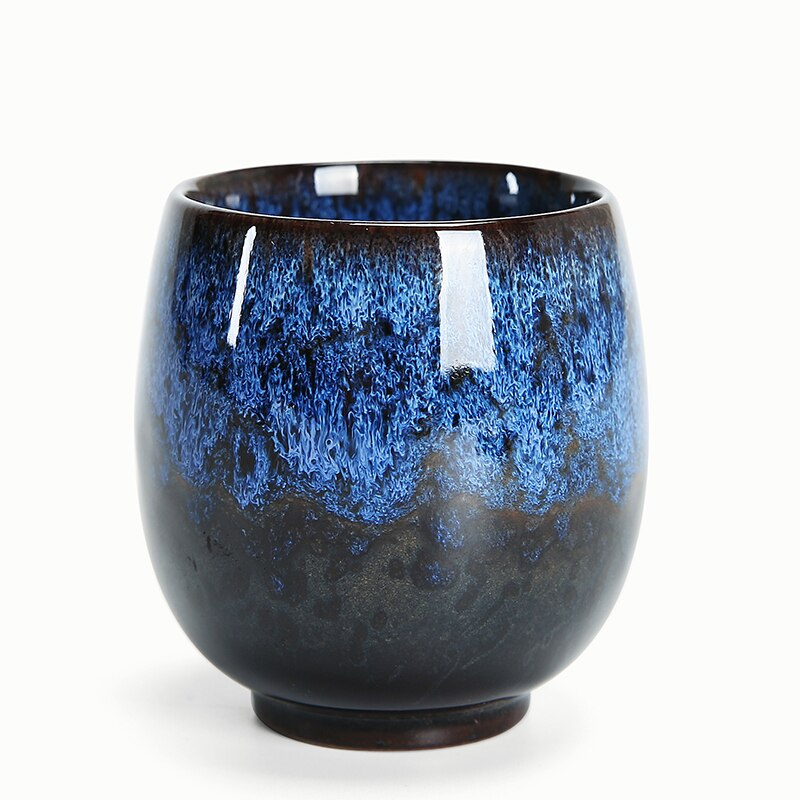 Chinese Keramische Kopje Thee Kung Fu Thee Cup Porselein Thee Set Warme Hand Cup 1 Pack WJ10219: BLUE2
