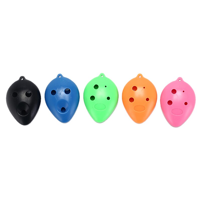 1Pc Plastic Materiaal 6 Hole Ocarina Plastic C Legend Ocarina Fluit Instrument Nieuw En