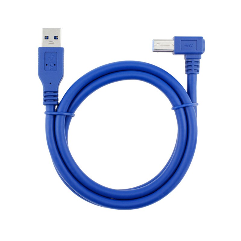 USB 3.0 A Male to USB 3.0 B Type Male BM Extension Printer Wire Cable USB3.0 Cable elbow 90 degrees