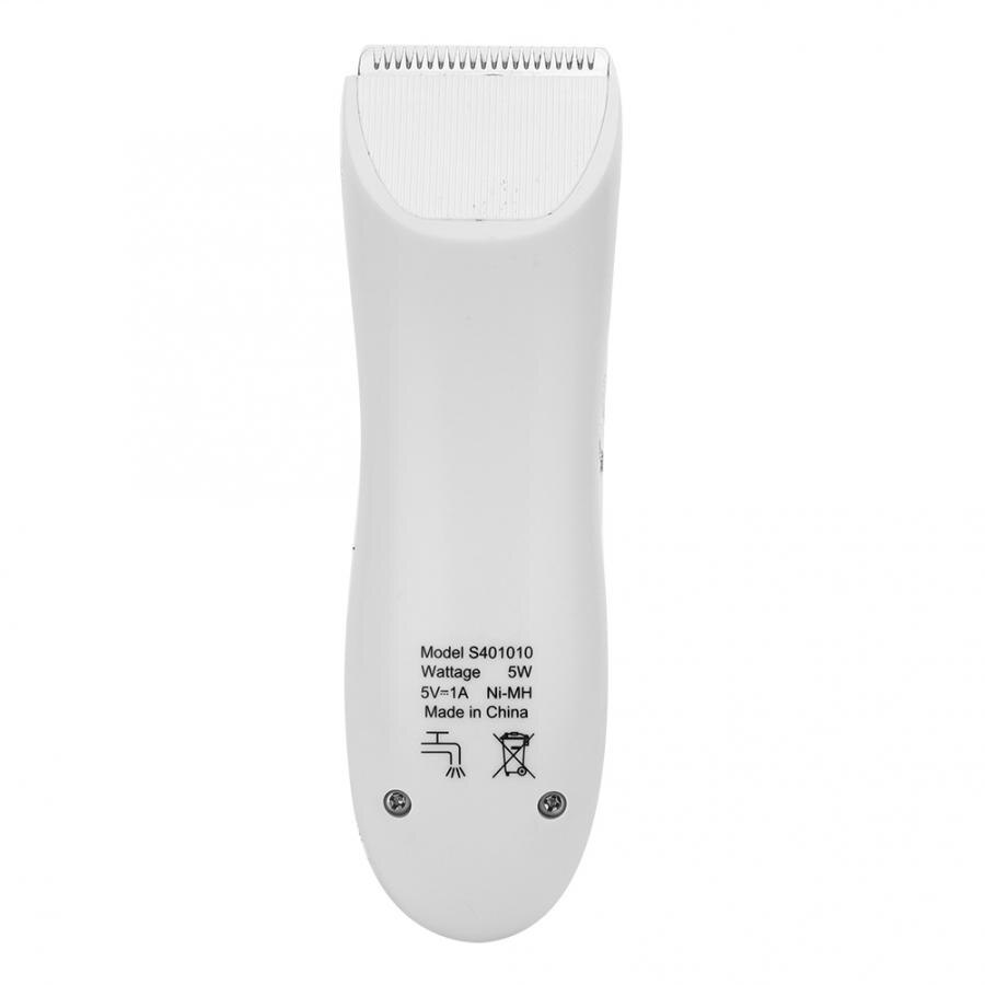 Elektrische Kid Usb Tondeuse Waterdicht Tondeuse Kinderen Kappers Tool Met Opbergtas Rustige Baby Haar Scheerapparaat