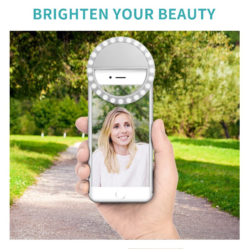 36 LED Selfie Licht Telefon Flash Licht Led Kamera Clip-auf handy Selfie ring licht video für alle telefon