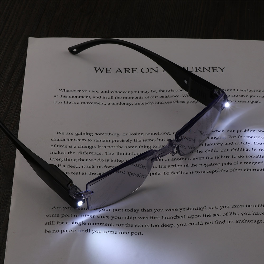 Lunettes de lecture multifocales progressives, Anti-lumière bleue, Zoom Intelligent, presbytes, thérapie magnétique, lunettes à lumière LED