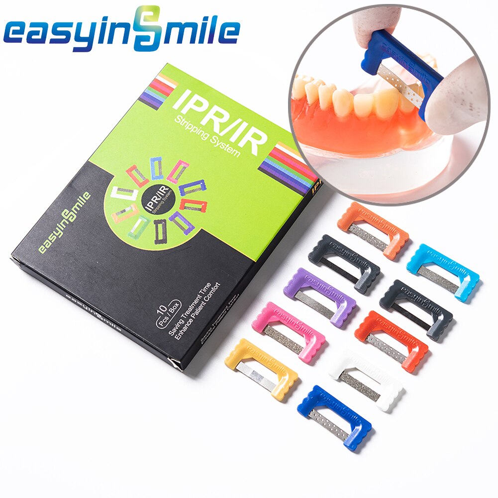 EASYINSMILE Dental Strips Orthodontic Interproximal Enamel Reduction IPR Plus Polishing Kit Oral Molar Adjacent Hand Use