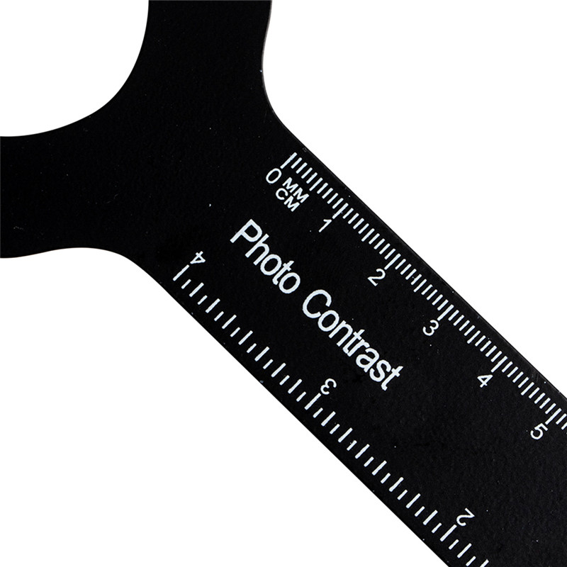 1 Stuks Tandheelkundige Orthodontische Zwarte Achtergrond Bord Foto Beeld Contrast Orale Wangplaat Met Schaal Mark Autoclavable Tools