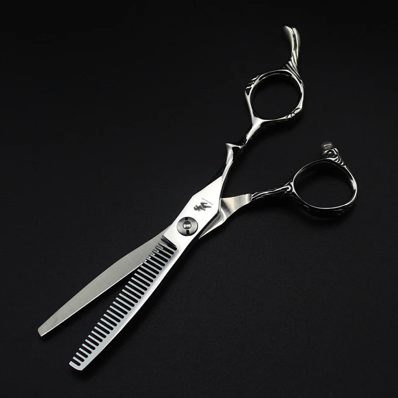 Freelander Barber Hair Scissors 6 inch Hairdressing Scissors With Japan Sink Screw Hair Cutting Thinning Scissors: green