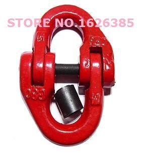 3.15--5.3Ton G80 connecting link chain industrial grade lifting rigging hardware forged alloy steel chain connector hoist