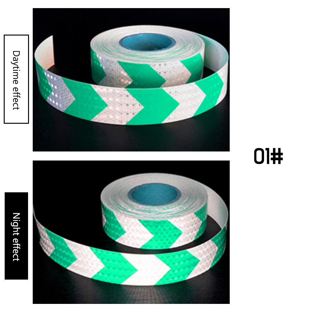 Auto veiligheidswaarschuwingstape reflecterende sticker fietsframe motorfiets fiets sticker decor reflecterende strips veiligheidsmarkering waarschuwingstape