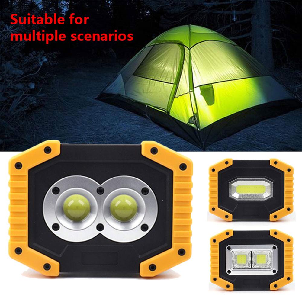 DC 5V LED COB Work Light IP65 Waterproof 3 Modes Square Storeroom Construction Site Garden Night Fishing Camping Emergency Lamp