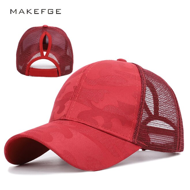 Gorra de béisbol para deportes al aire libre, gorra con apertura trasera superior, estilo Polo de camuflaje, gorros para mujer, gorro de Hip Hop: type12