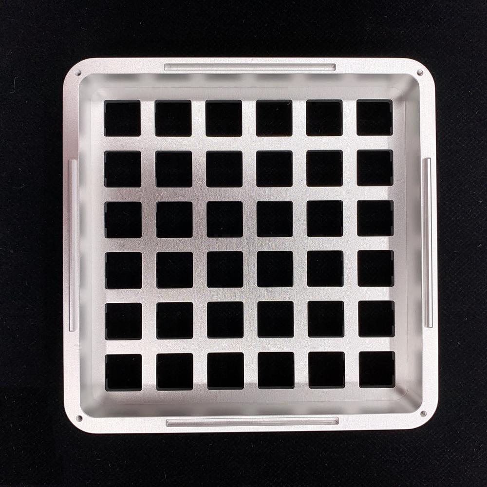keyfirst aluminium alloy switch storage box Keycap display box Multi color options: silver