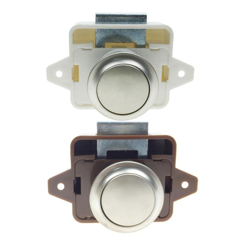 Camper Car Push Lock Zinc Alloy RV Caravan Boat Motor Home Office Cabinet Drawer Latch Button Locks for Furniture Hardware