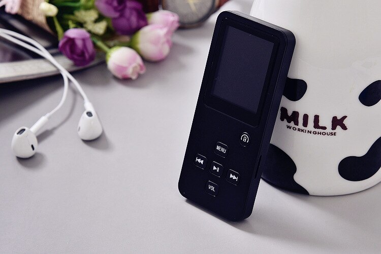 MPLSBO MP4 Bluetooth HiFi 8GB 16G 32GB MP3 MP4 Music Player 1.8" TFT Screen Support Pedo Meter E-book FM Radio Voice Recorder: Black / 16GB