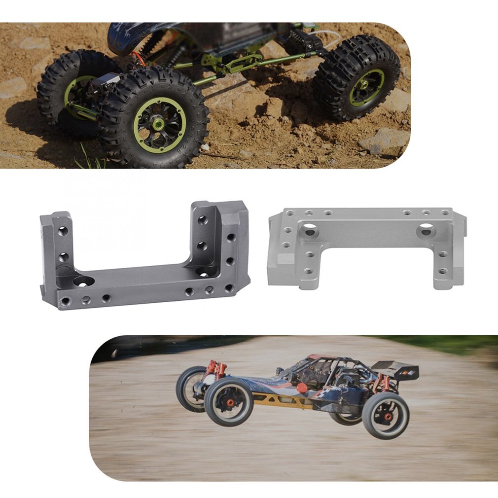 Injora Aluminium Voorbumper Mount Servo Stand Voor 1/10 Rc Crawler Axiale SCX10 Ii AX90046 90046 90047 Upgrade Deel