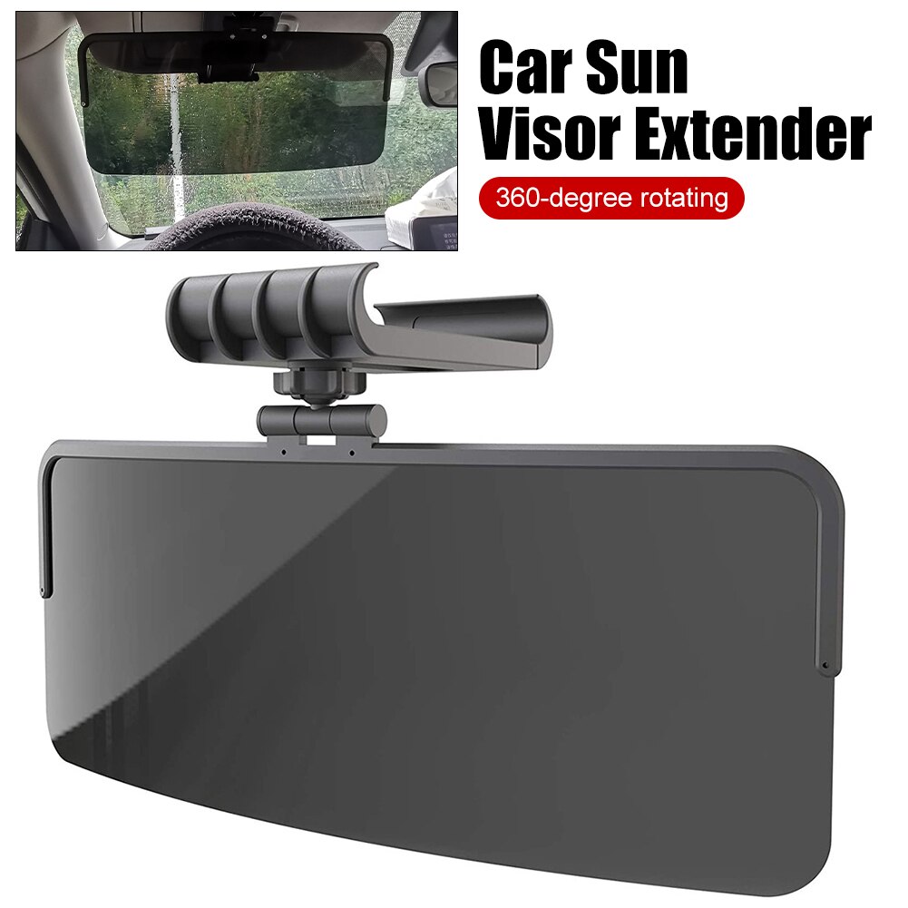 Car Sun Visor Extender Anti-Glare Sun Blocker Windshield Sunshade Adjustable Sun Protection Universal Extension For Car SUV