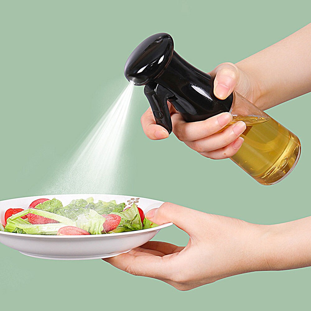 210ML Olive Oil Spray BBQ Cooking Kitchen Baking Olive Oil Sprayer Oil Spray Empty Bottle Vinegar Bottle Oil Dispenser Salad