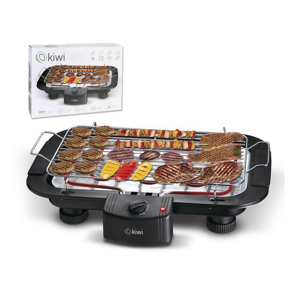 Plancha Grill Kiwi KG-5801 2000W (38 x 22 cm) Negro
