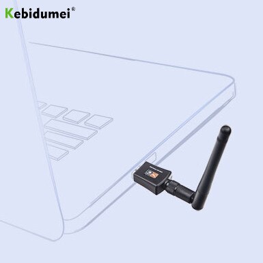 Kebidumei 600 mbps usb wifi adaptador sem fio 5 ghz 2.4 ghz com antena banda dupla 802.11ac rtl8811au para desktop/portátil/pc